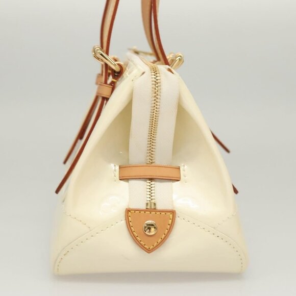 LOUIS VUITTON Monogram Vernis Rosewood Avenue Hand Bag Perle Auth - Picture 5 of 16